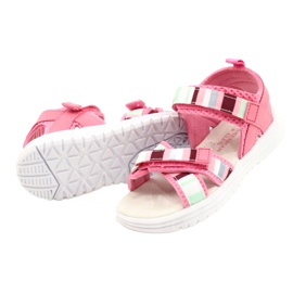 American Club Girls 'sandals in pelle in pelle ininsetta arman club rosa rl44/21 2