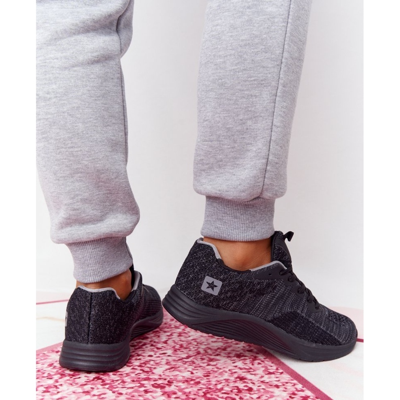 NEWS Scarpe sportive da donna Comfort Foam nere a lunga distanza nero 2