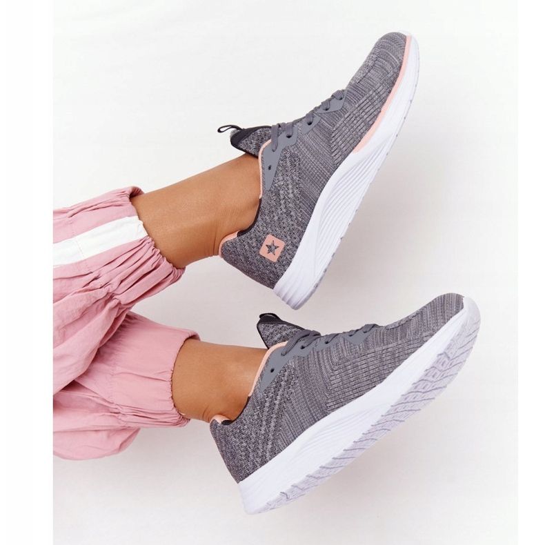 NEWS Scarpe Sportive Donna Comfort Foam Grigio Lunga Distanza 1