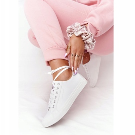 Sneakers Donna Ecopelle Cross Jeans HH2R4001C Bianco 2