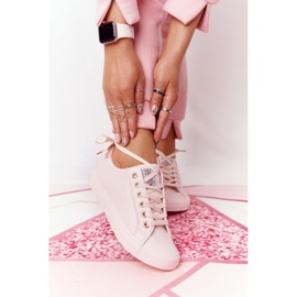 Sneakers da donna in ecopelle Cross Jeans HH2R4004C Rosa 2