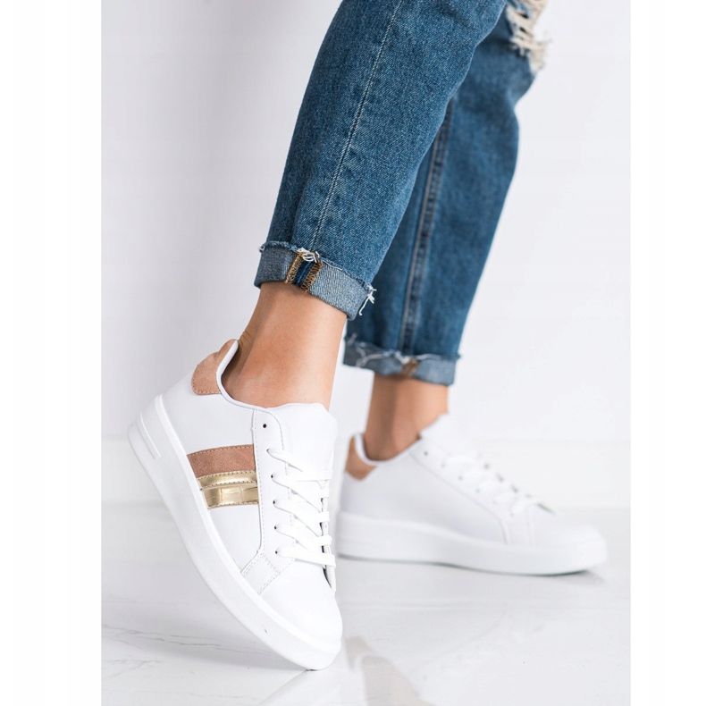 SHELOVET Scarpe da ginnastica bianche casual bianco 1
