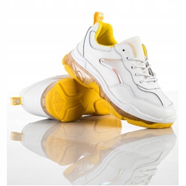 Goodin Scarpe da ginnastica in pelle bianca 1