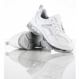 Goodin Scarpe da ginnastica in pelle bianco 1