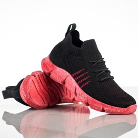 SHELOVET Sneakers traforate sulla piattaforma nero 1