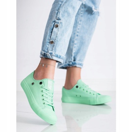Sneakers da donna Big Star AA274030 verde 1