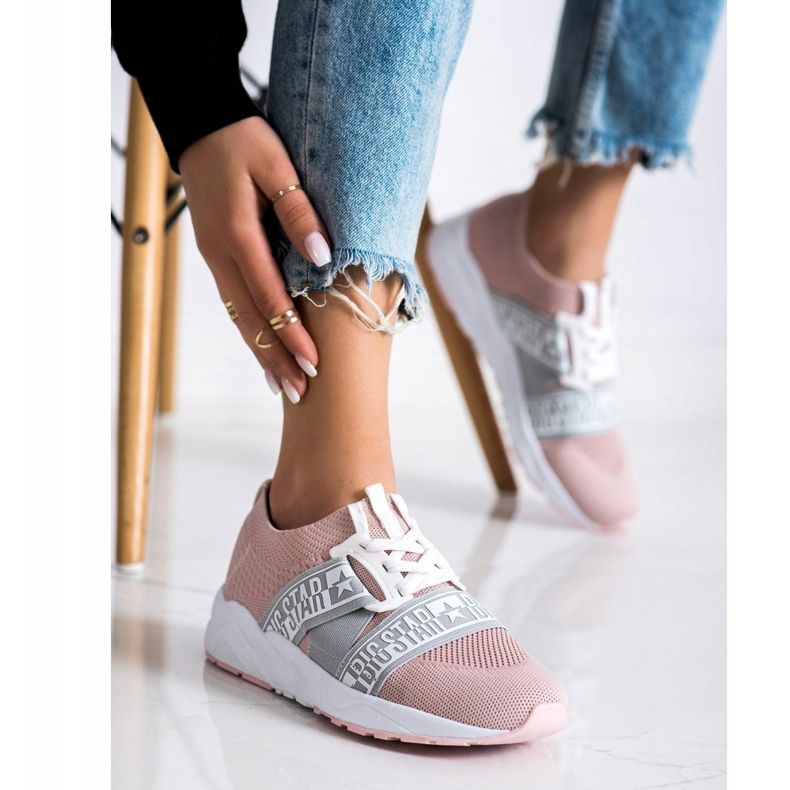 Sneakers da donna Big Star HH274353 rosa 1