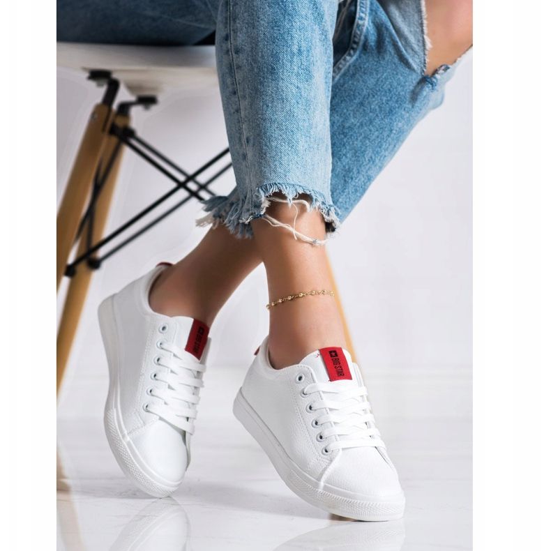 Sneakers da donna Big Star DD274685 bianco 1