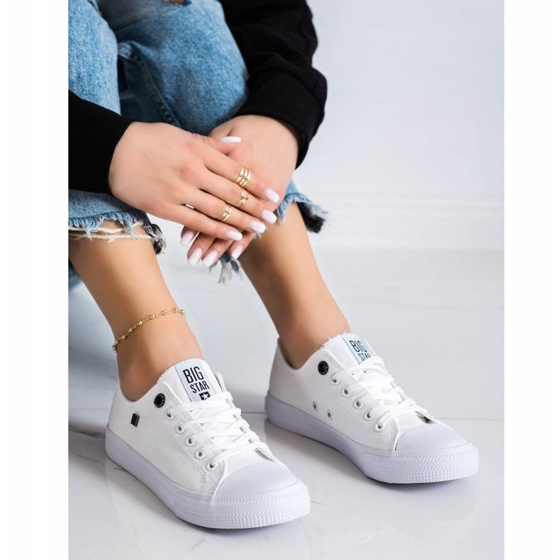 Sneakers da donna Big Star AA274010 bianco 2