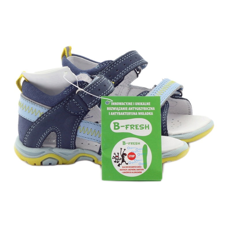 Bartek 81824 sandali blu da bambino con velcro 5