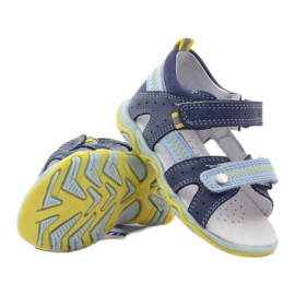 Bartek 81824 sandali blu da bambino con velcro 3