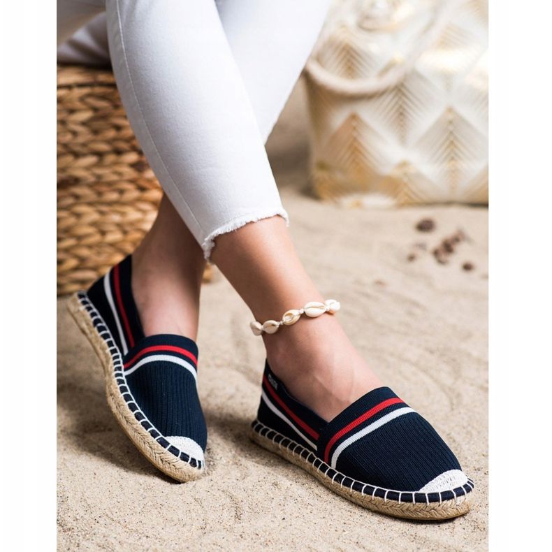 Espadrillas da donna Big Star HH274483 blu navy 1