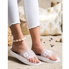 Pantofole Big Star da donna FF274A199 bianco 1