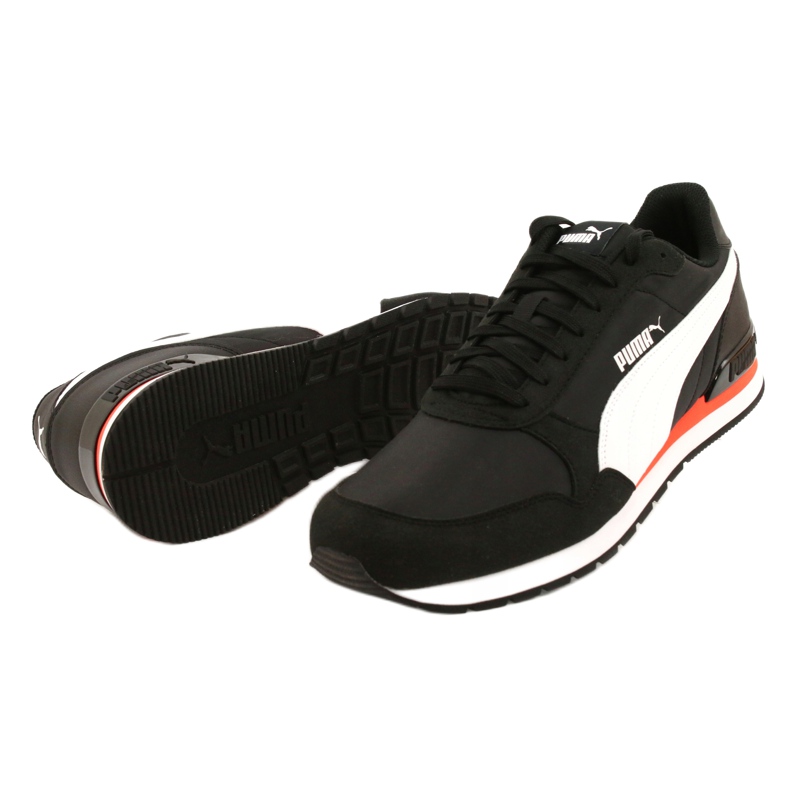 Puma St Runner V2 Nl M 365278 33 scarpe bianco nero arancia 3