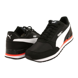Puma St Runner V2 Nl M 365278 33 scarpe bianca nero arancia 2
