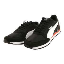 Puma St Runner V2 Nl M 365278 33 scarpe bianco nero arancia 1