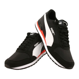 Puma St Runner V2 Nl M 365278 33 scarpe bianca nero arancia 4