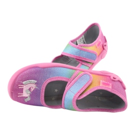 Scarpe per bambini Befado 123X048 blu rosa grigio giallo 5