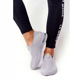 PS1 Scarpe Sportive Donna Slip-on Grigie Be Stretchy grigio 3