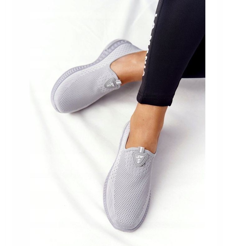 PS1 Scarpe Sportive Donna Slip-on Grigie Be Stretchy grigio 2
