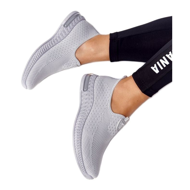 PS1 Scarpe Sportive Donna Slip-on Grigie Be Stretchy grigio 1