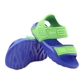 Sandali ad acqua American Club 0333 blu verde 4