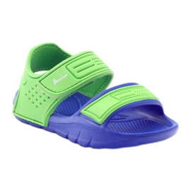 Sandali ad acqua American Club 0333 blu verde 2