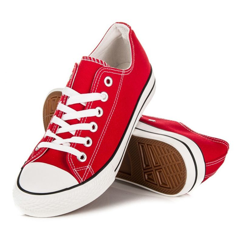 Seastar Scarpe da ginnastica per il tempo della scuola rosso 1
