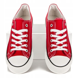 Seastar Scarpe da ginnastica per il tempo della scuola rosso 2