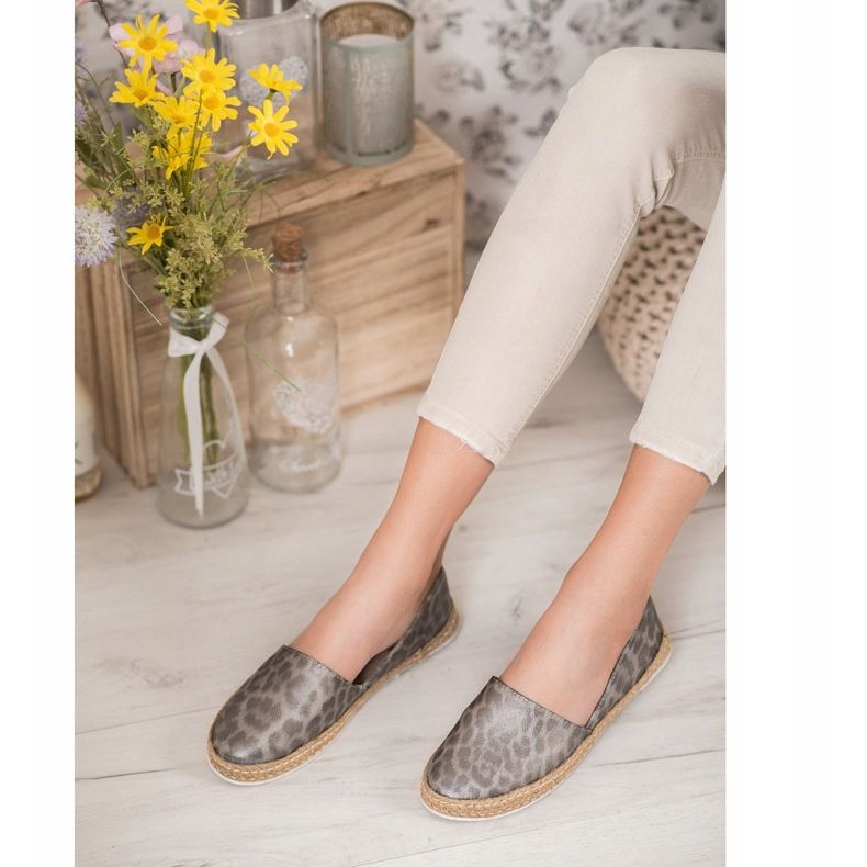 Kylie Espadrillas maculate grigio 2