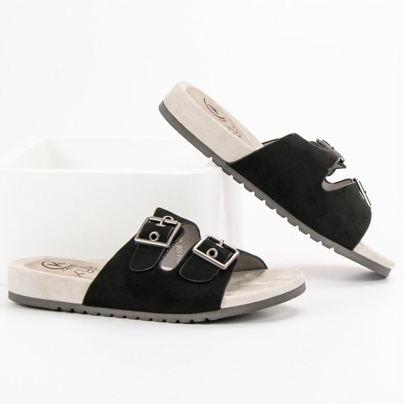 Kylie Pantofole Nere Classiche nero 1