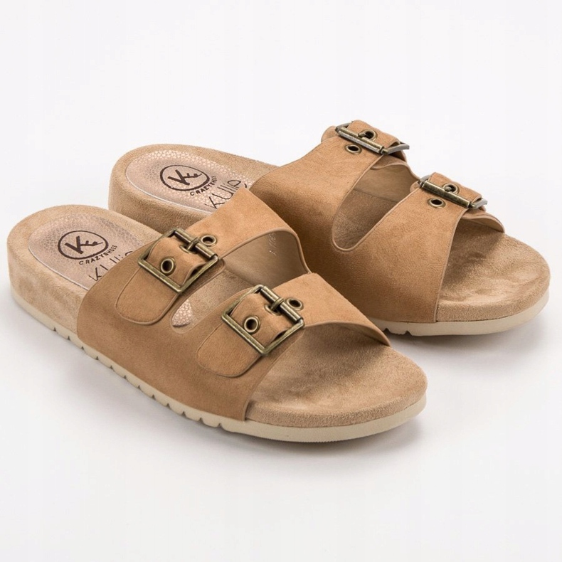 Kylie Pantofole Marroni Classiche marrone 2