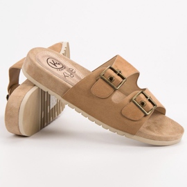 Kylie Pantofole Marroni Classiche marrone 1