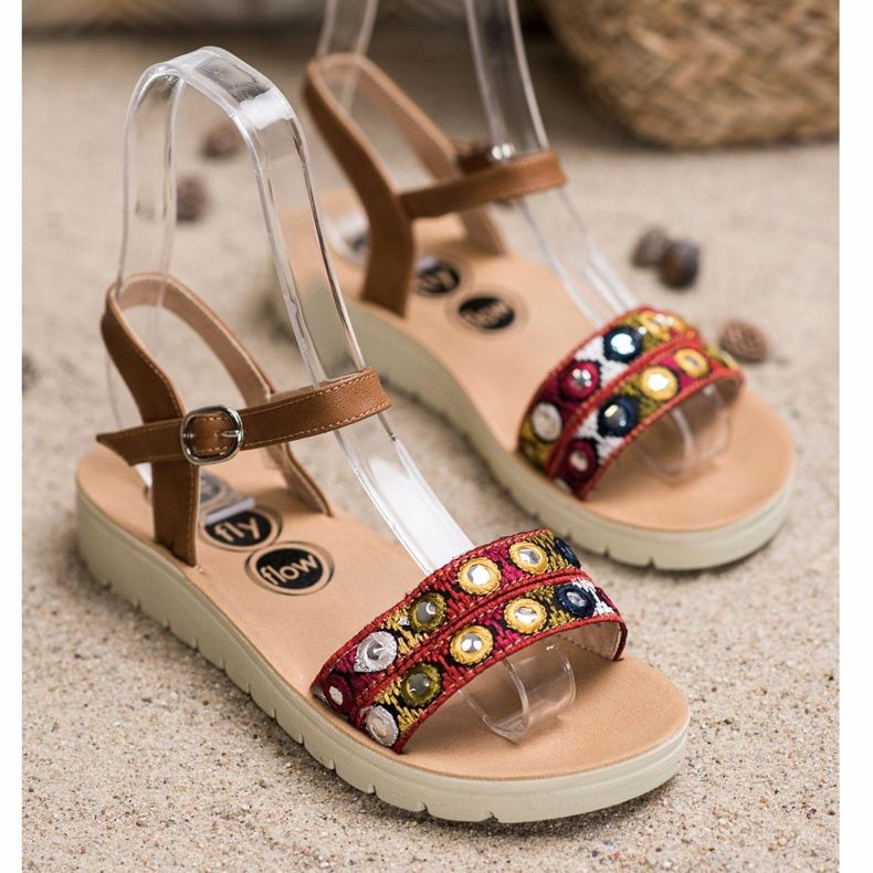 SHELOVET Sandali casual marrone 1