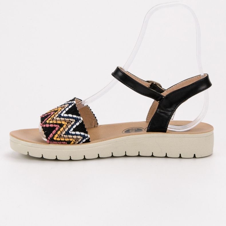 SHELOVET Sandali casual nero 1