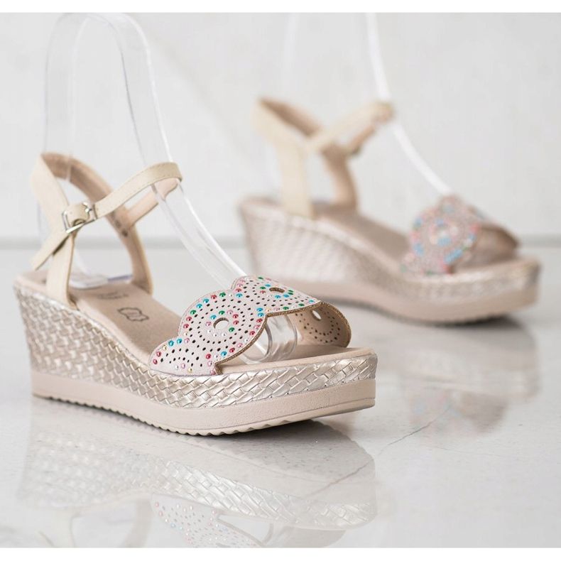 Kylie Sandali casual beige 2