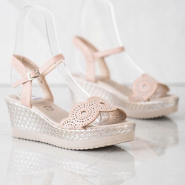 Kylie Sandali casual beige 1