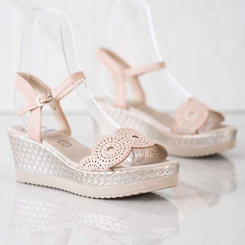 Kylie Sandali casual beige 1