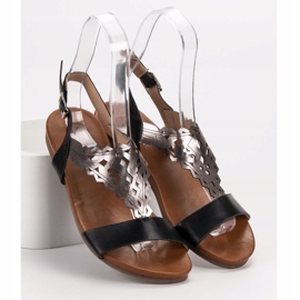 Kylie Sandali bassi alla moda nero 1