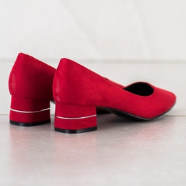 Goodin Décolleté con cintura decorativa rosso 1