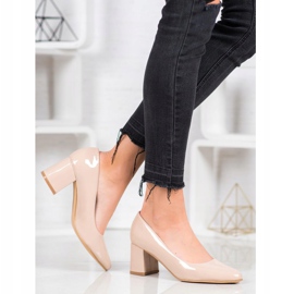 Décolleté VINCEZA classiche beige 1