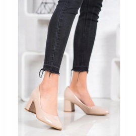 Décolleté VINCEZA classiche beige 2