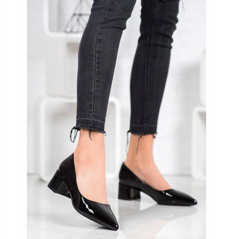 Décolleté laccate VINCEZA nero 2