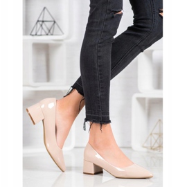 Décolleté laccate VINCEZA beige 2