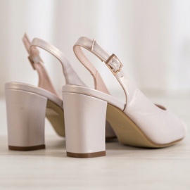 Sandali Sergio Leone di punta aperta marrone 2