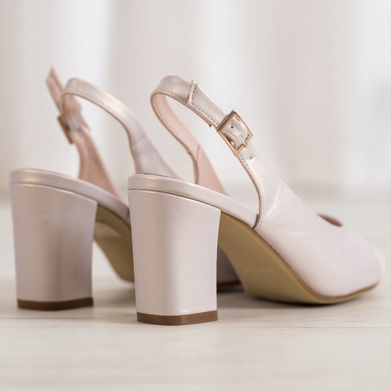 Sandali Sergio Leone di punta aperta marrone 2