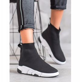 SHELOVET Scarpe slip-on nere nero 1