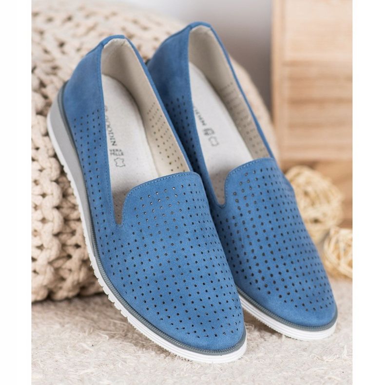 Goodin Signori traforati leggeri blu 1