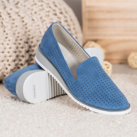 Goodin Signori traforati leggeri blu 2