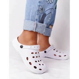 Flameshoes Pantofole in schiuma Eva bianca da donna bianco 2